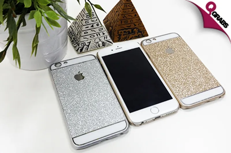From QR29, Sparkle Away with Glitter iPhone 6 Covers - Choose from Shimmery Gold OR Sleek Silver! (Up to QR98 Value)